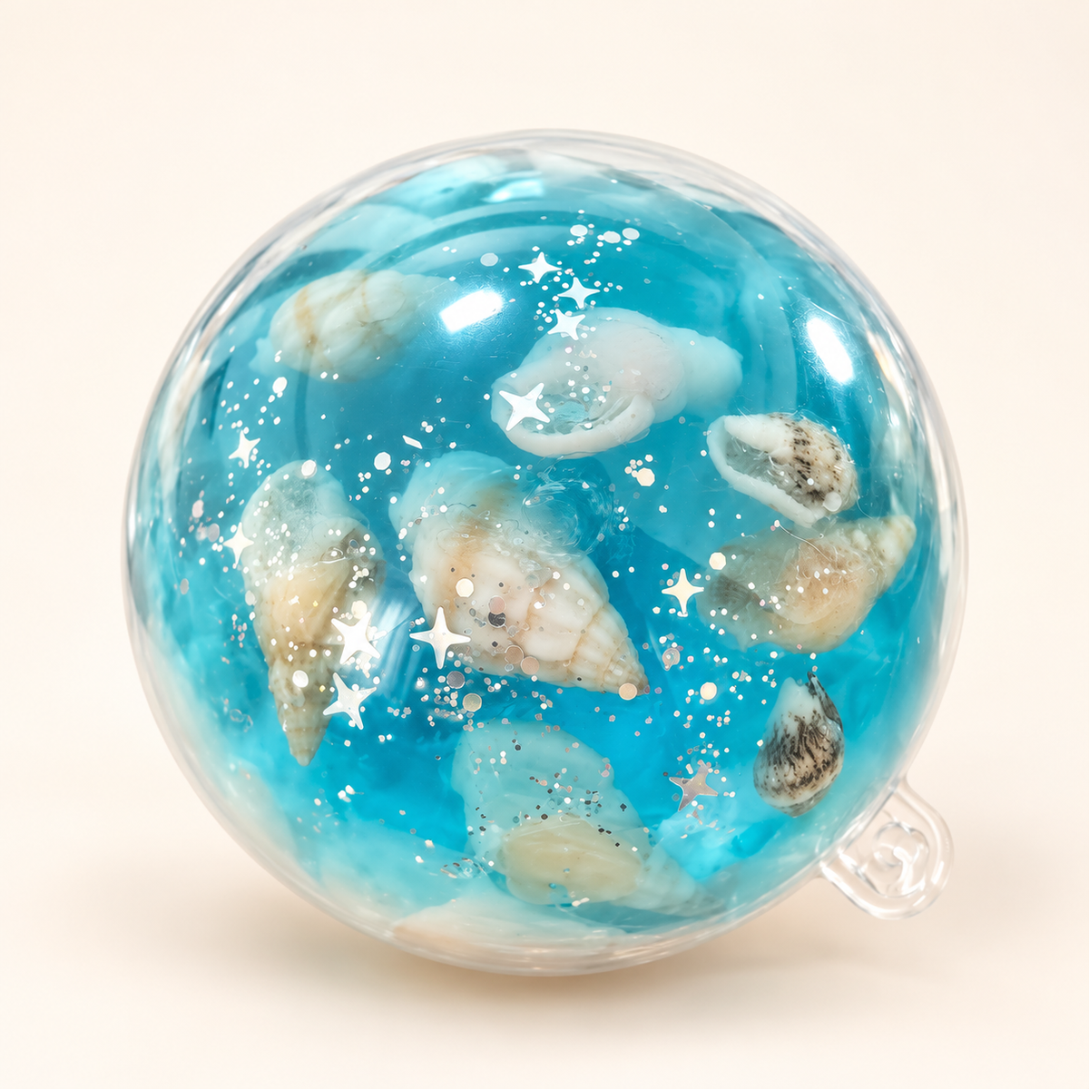 Starry Seashell Ocean Handmade Squishy Ball product photo