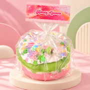 Honey Guava Flower Cake Handmade Squishy styled display photo