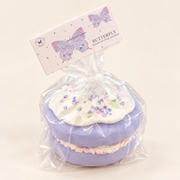 Lavender Butterfly Cream Cake Handmade Squishy product photo
