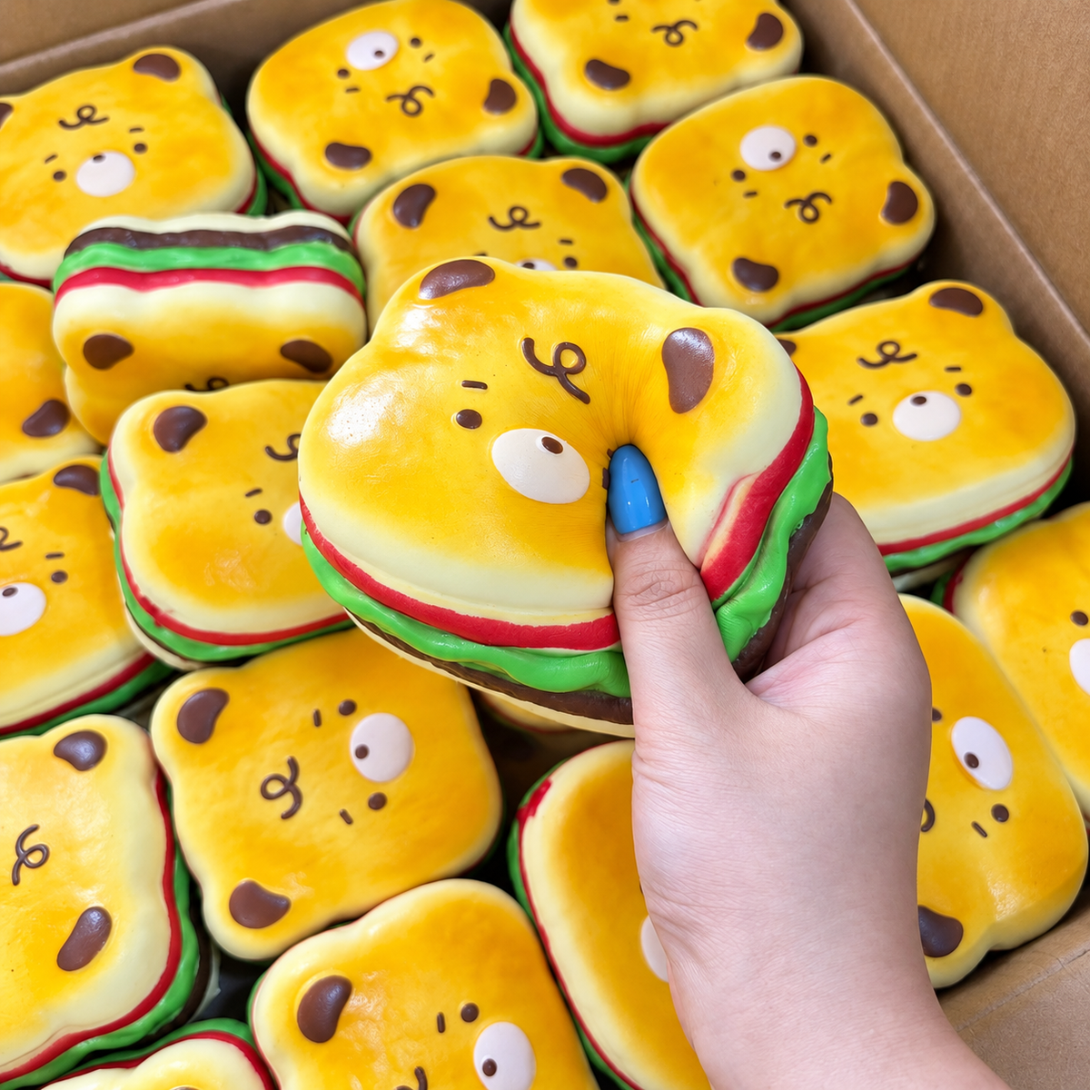 Bear Sandwich Slow-Rising Squishy - product photo
