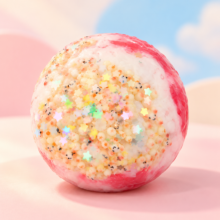 Berry Cream Confetti Handmade Squishy Ball - store-style hero image