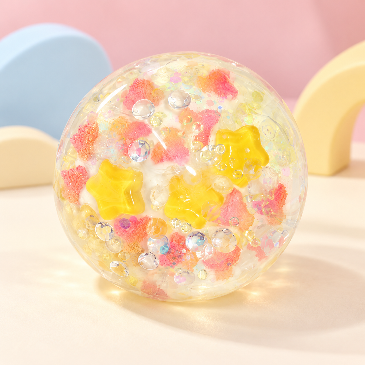 Coconut Milk Handmade Squishy Ball - MochiMimi-style product image