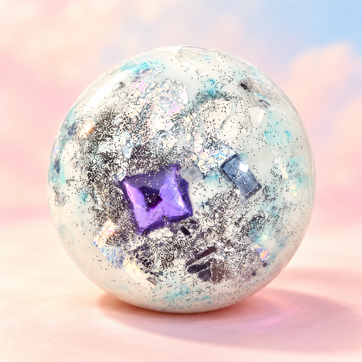 Cosmic Glitch Star Handmade Squishy Ball - store-style hero image