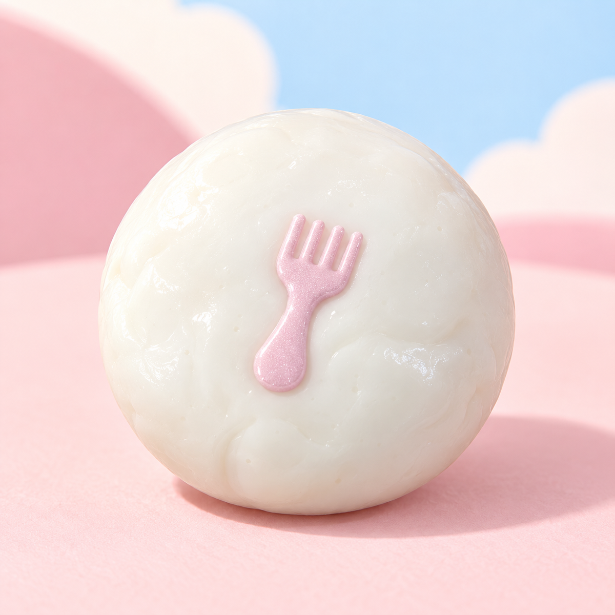 Cozy Puppy Vanilla Handmade Squishy Ball - store-style hero image