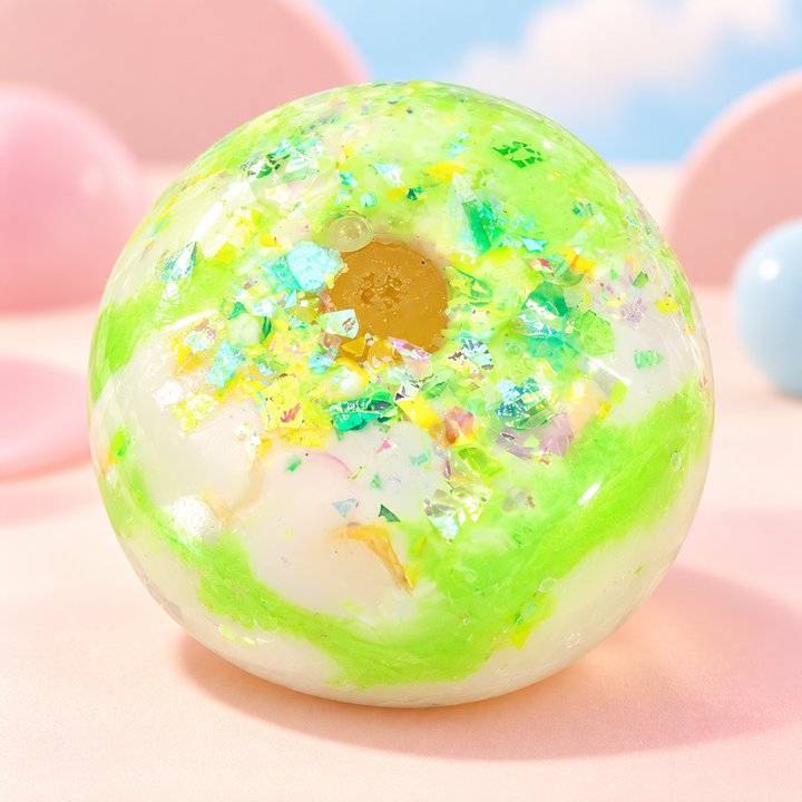 Green Apple Glow Handmade Squishy Ball - store-style hero image