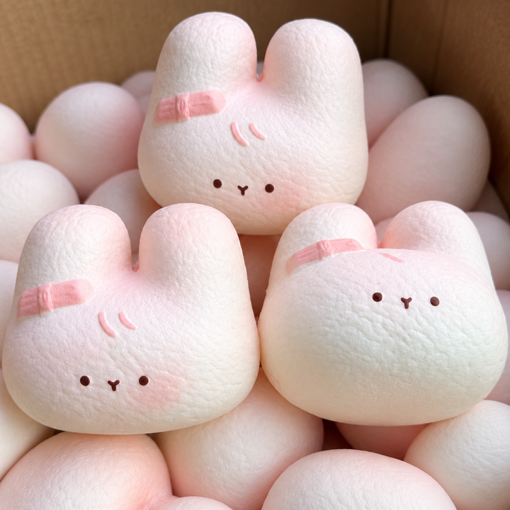 Square Bunny Slow-Rising Squishy - product photo